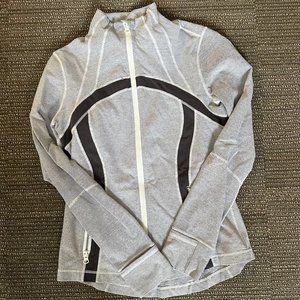 Lululemon Define Jacket in gray/white/dark gray